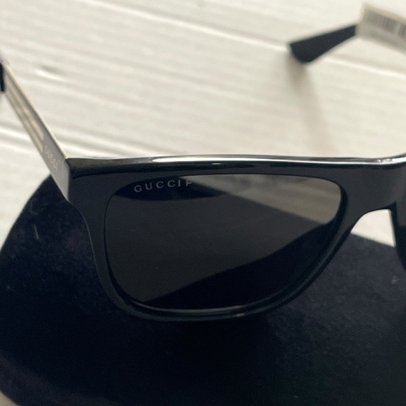 ✨NEW✨ Authentic Gucci Men's Square Acetate Logo Sunglasses GG0687S - Picture 13 of 15